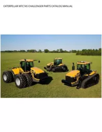 CATERPILLAR MTC745 CHALLENGER PARTS CATALOG MANUAL preview