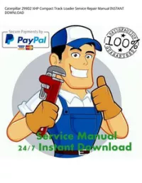 Caterpillar 299D2 XHP Compact Track Loader Service Repair Manual INSTANT DOWNLOAD preview