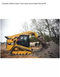 Caterpillar 299D2 Compact Track Loader Service Repair Manual PDF preview