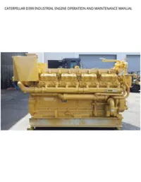 CATERPILLAR D399 INDUSTRIAL ENGINE OPERATION AND MAINTENANCE MANUAL preview
