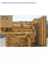 CATERPILLAR D379 INDUSTRIAL ENGINE SERVICE REPAIR MANUAL preview