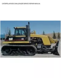 CATERPILLAR 85D CHALLENGER SERVICE REPAIR MANUAL preview