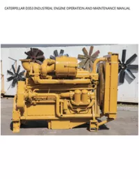 CATERPILLAR D353 INDUSTRIAL ENGINE OPERATION AND MAINTENANCE MANUAL preview