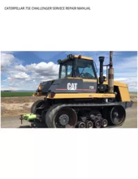 CATERPILLAR 75E CHALLENGER SERVICE REPAIR MANUAL preview