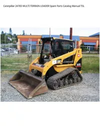 Caterpillar 247B3 MULTI TERRAIN LOADER Spare Parts Catalog Manual TSL preview