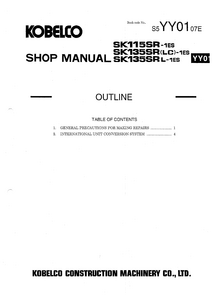 Kobelco SK135SRL-1ES manual pdf