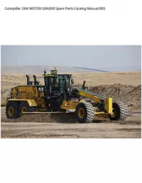 Caterpillar 24M MOTOR GRADER Spare Parts Catalog Manual B93 preview