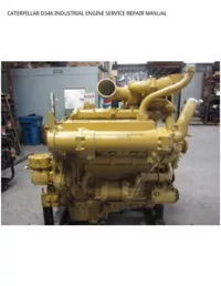 CATERPILLAR D346 INDUSTRIAL ENGINE SERVICE REPAIR MANUAL preview