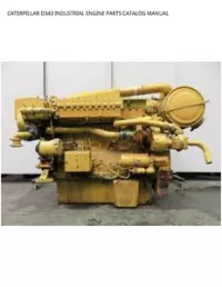 CATERPILLAR D343 INDUSTRIAL ENGINE PARTS CATALOG MANUAL preview