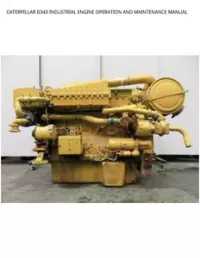 CATERPILLAR D343 INDUSTRIAL ENGINE OPERATION AND MAINTENANCE MANUAL preview