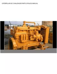 CATERPILLAR 65C CHALLENGER PARTS CATALOG MANUAL preview