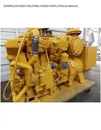 CATERPILLAR D330C INDUSTRIAL ENGINE PARTS CATALOG MANUAL preview