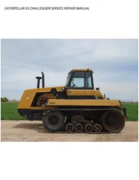 CATERPILLAR 65 CHALLENGER SERVICE REPAIR MANUAL preview