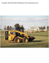 Caterpillar 246D SKID STEER LOADER Spare Parts Catalog Manual JSL preview