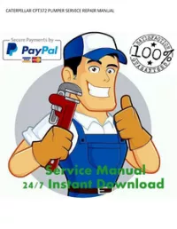 CATERPILLAR CPT372 PUMPER SERVICE REPAIR MANUAL preview