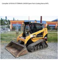 Caterpillar 247B MULTI TERRAIN LOADER Spare Parts Catalog Manual MTL preview