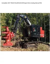 Caterpillar 2391 TRACK FELLER BUNCHER Spare Parts Catalog Manual P4K preview