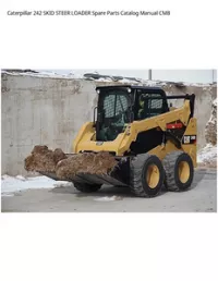 Caterpillar 242 SKID STEER LOADER Spare Parts Catalog Manual CMB preview