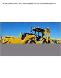CATERPILLAR C12 INDUSTRIAL ENGINE OPERATION AND MAINTENANCE MANUAL preview