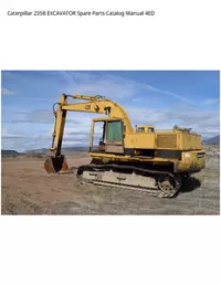Caterpillar 235B EXCAVATOR Spare Parts Catalog Manual 4ED preview