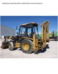 CATERPILLAR 438C BACKHOE LOADER PARTS CATALOG MANUAL preview