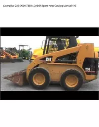 Caterpillar 236 SKID STEER LOADER Spare Parts Catalog Manual 4YZ preview