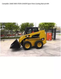 Caterpillar 236B3 SKID STEER LOADER Spare Parts Catalog Manual A9H preview