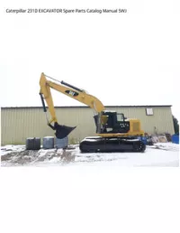 Caterpillar 231D EXCAVATOR Spare Parts Catalog Manual 5WJ preview