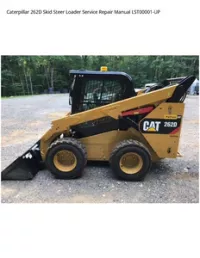 Caterpillar 262D Skid Steer Loader Service Repair Manual LST00001-UP preview