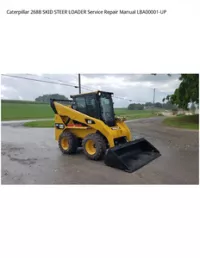 Caterpillar 268B SKID STEER LOADER Service Repair Manual LBA00001-UP preview