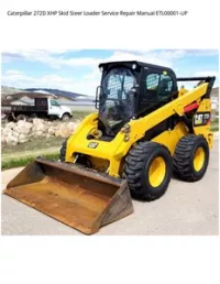 Caterpillar 272D XHP Skid Steer Loader Service Repair Manual ETL00001-UP preview