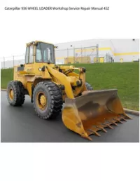 Caterpillar 936 WHEEL LOADER Workshop Service Repair Manual 45Z preview