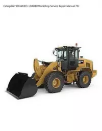 Caterpillar 930 WHEEL LOADER Workshop Service Repair Manual 79J preview