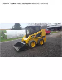 Caterpillar 216 SKID STEER LOADER Spare Parts Catalog Manual 4NZ preview