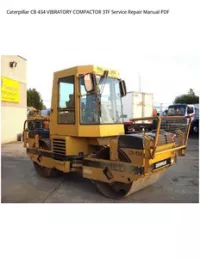 Caterpillar CB 434 VIBRATORY COMPACTOR 3TF Service Repair Manual PDF preview