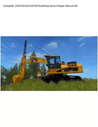 Caterpillar 325D FM EXCAVATOR Workshop Service Repair Manual C8L preview