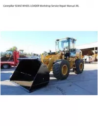 Caterpillar 924HZ WHEEL LOADER Workshop Service Repair Manual JRL preview