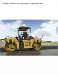 Caterpillar 214B FT EXCAVATOR Spare Parts Catalog Manual 9MF preview