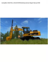 Caterpillar 325D FM LL EXCAVATOR Workshop Service Repair Manual C9M preview