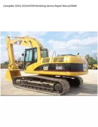 Caterpillar 325CL EXCAVATOR Workshop Service Repair Manual BMM preview