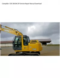 Caterpillar 120C BOOM 2FF Service Repair Manual Download preview