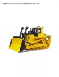 Caterpillar 3S BULLDOZER Service Repair Manual 86U LGP preview