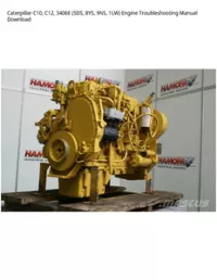 Caterpillar C10  C12  3406E (5DS  8YS  9NS  1LW) Engine Troubleshooting Manual Download preview