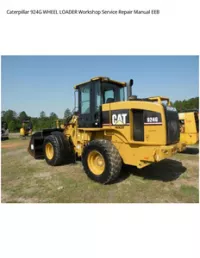 Caterpillar 924G WHEEL LOADER Workshop Service Repair Manual EEB preview