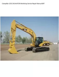 Caterpillar 325C EXCAVATOR Workshop Service Repair Manual BKT preview