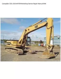 Caterpillar 325L EXCAVATOR Workshop Service Repair Manual 8NK preview