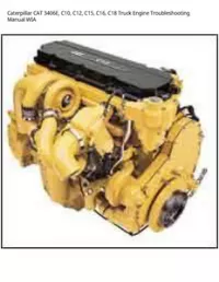 Caterpillar CAT 3406E  C10  C12  C15  C16  C18 Truck Engine Troubleshooting Manual WIA preview