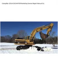 Caterpillar 325LN EXCAVATOR Workshop Service Repair Manual 3LL preview
