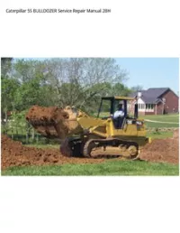 Caterpillar 5S BULLDOZER Service Repair Manual 2BH preview