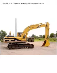 Caterpillar 325BL EXCAVATOR Workshop Service Repair Manual 1HS preview